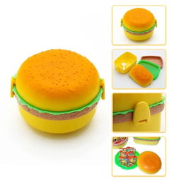 Round/Rectangular Burger Shaped Lunchboxes