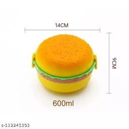 Round/Rectangular Burger Shaped Lunchboxes