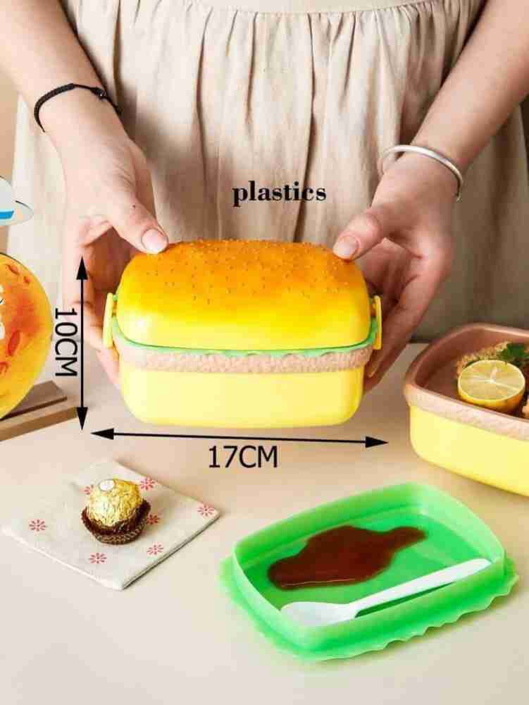 Round/Rectangular Burger Shaped Lunchboxes_4
