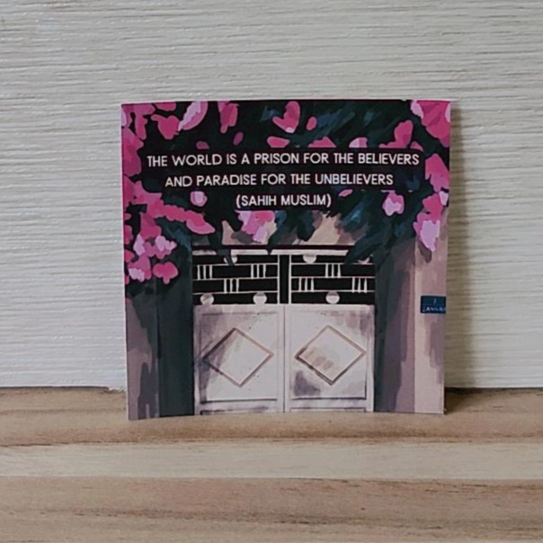 The World is a Prison (sticker)_0