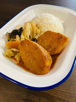Zhap Chye & Curry Potato Rice