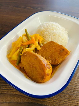 Curry Vegetables & Curry Potato Rice