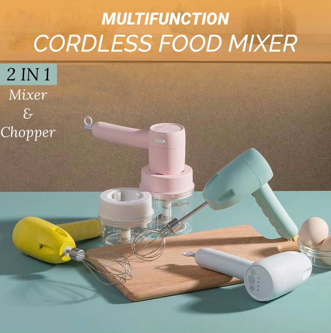 2 in 1 Cordless Food Mixer