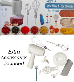 2 in 1 Cordless Food Mixer