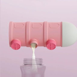 3 Layers Stackable Baby Formula or Snacks Container