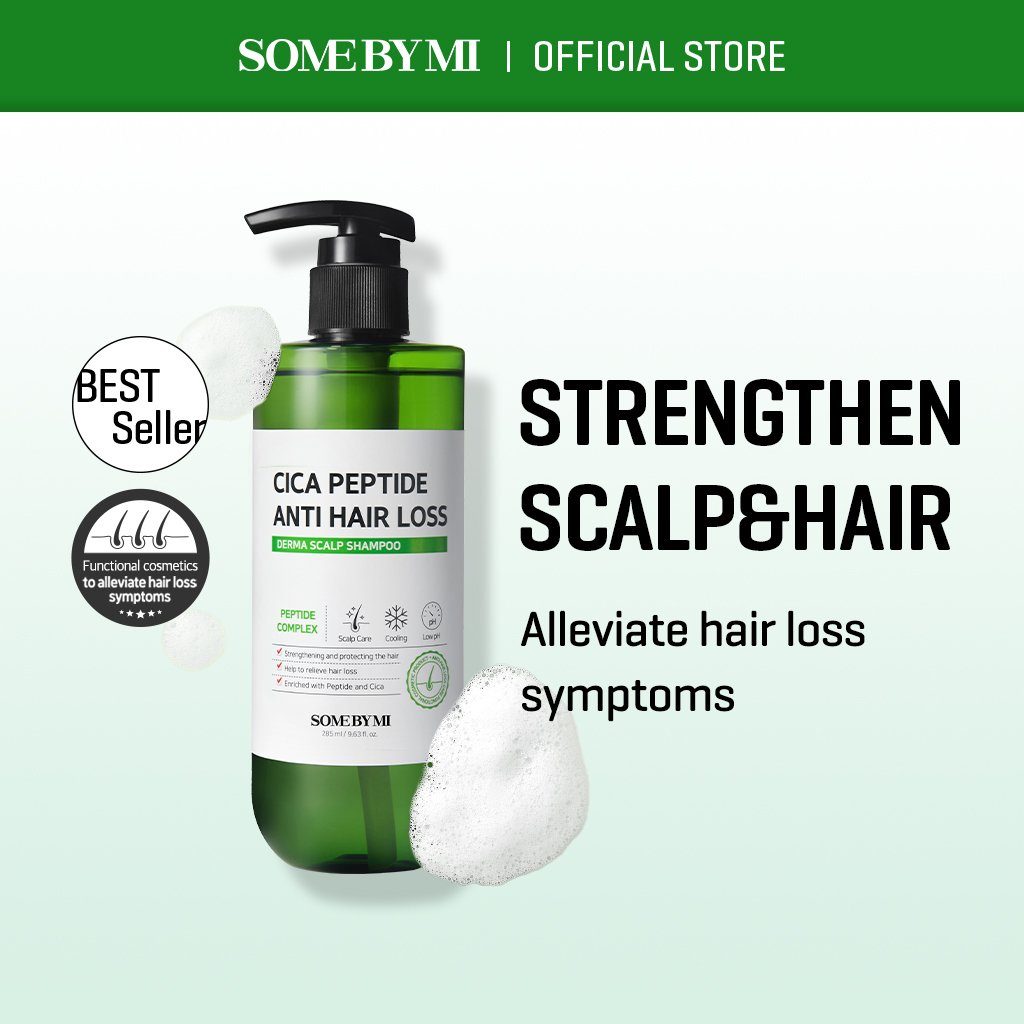 Some By Mi Cica Peptide Anti Hair Loss Derma Scalp Shampoo 285ml_6