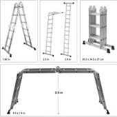 VOREL MULTIFUNCTION LADDER 4X3