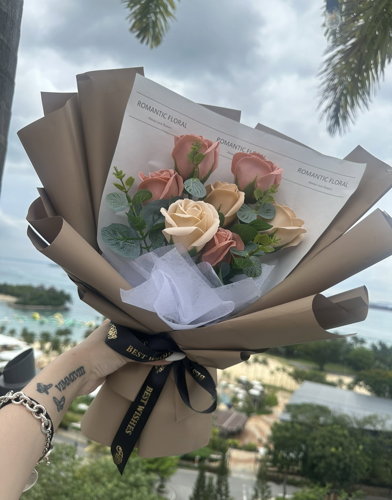 Blushing Sunshine Bouquet _1