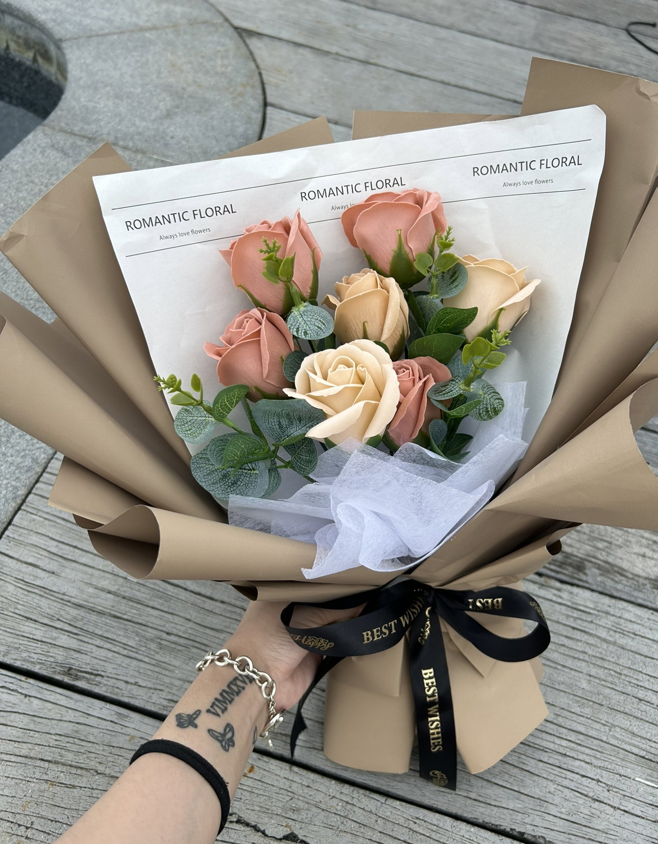 Blushing Sunshine Bouquet _0