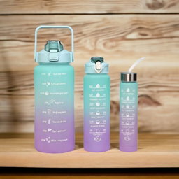 3 Pcs Motivational Bottle Set