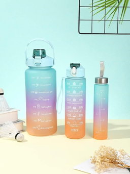 3 Pcs Motivational Bottle Set