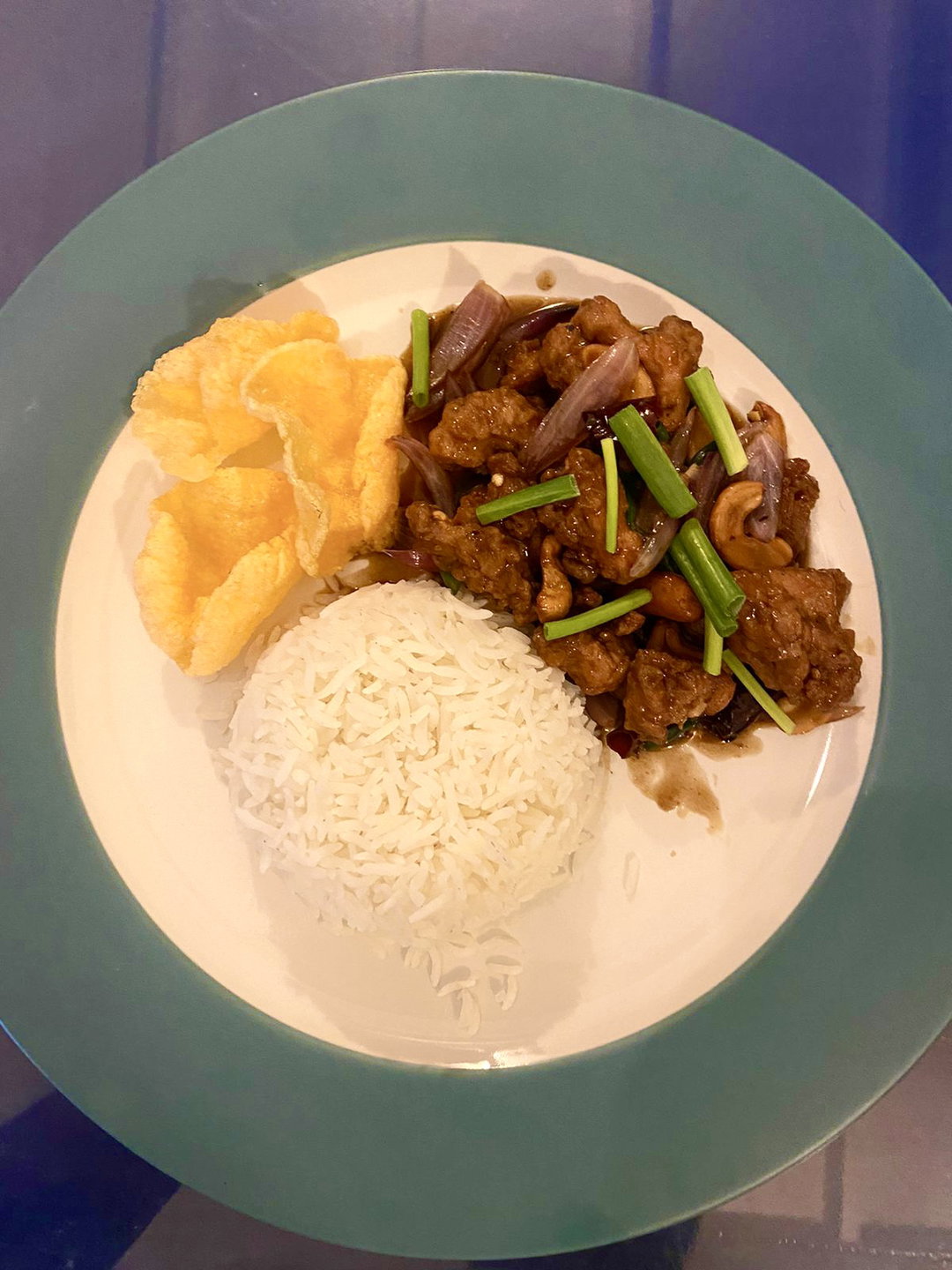 Chinese-Inspired Cashew Chicken Rice
