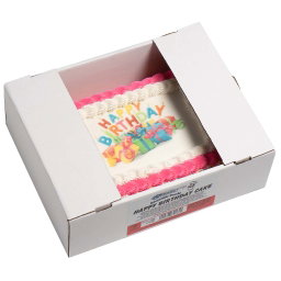 Birthday Square Box Cake