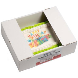 Birthday Square Box Cake