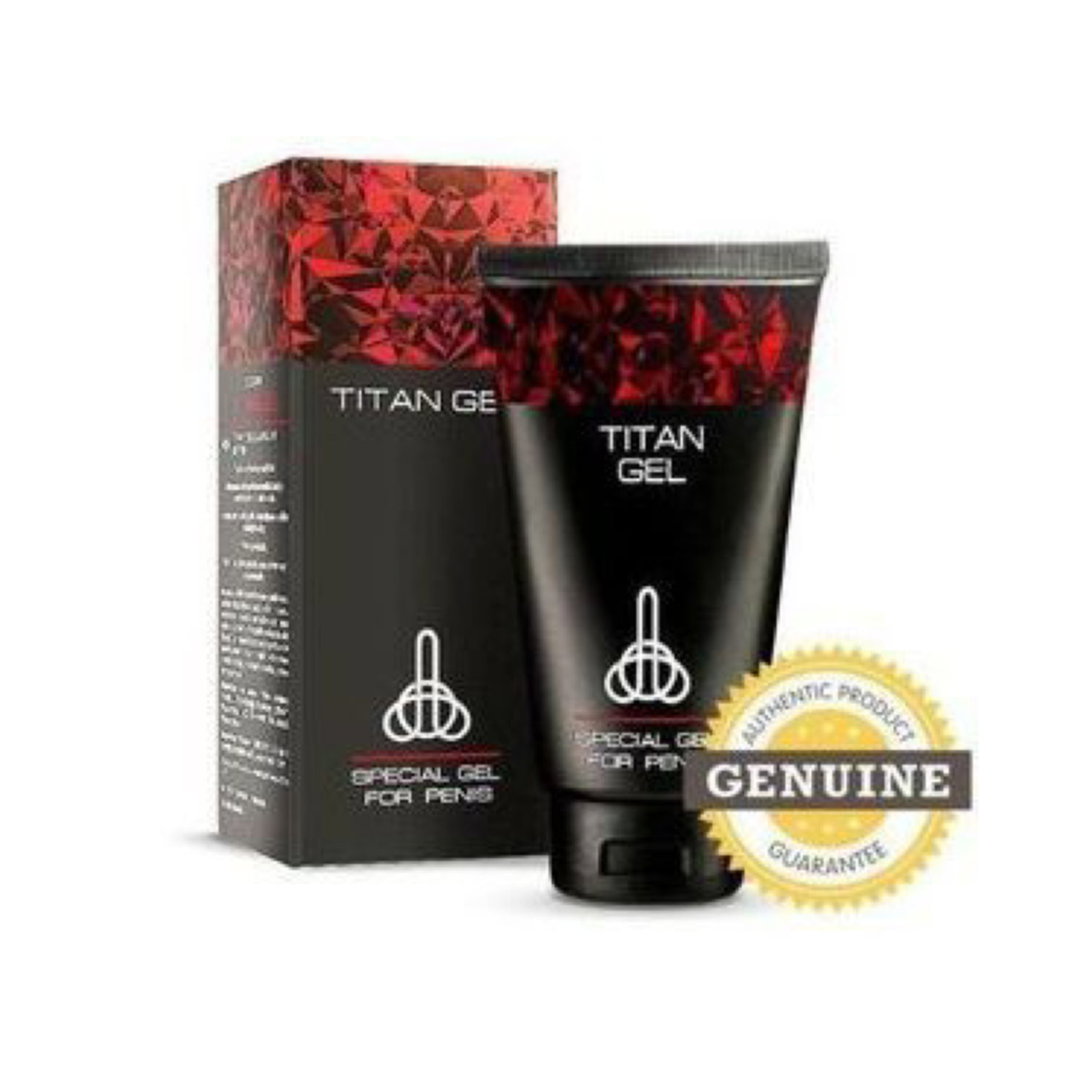 Penis Enlargement Cream Titan Gel Black penis GROWTH)