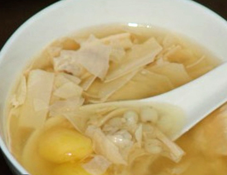 Bean curd Barley Gingko N Egg 府竹意米鸡蛋汤水