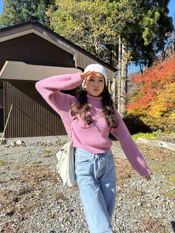 TURTLENECK KNIT TOP 