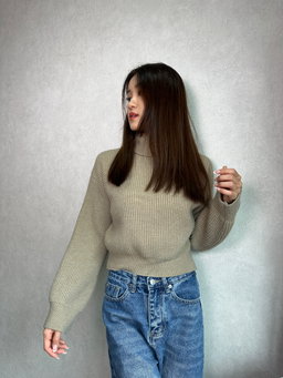 TURTLENECK KNIT TOP 