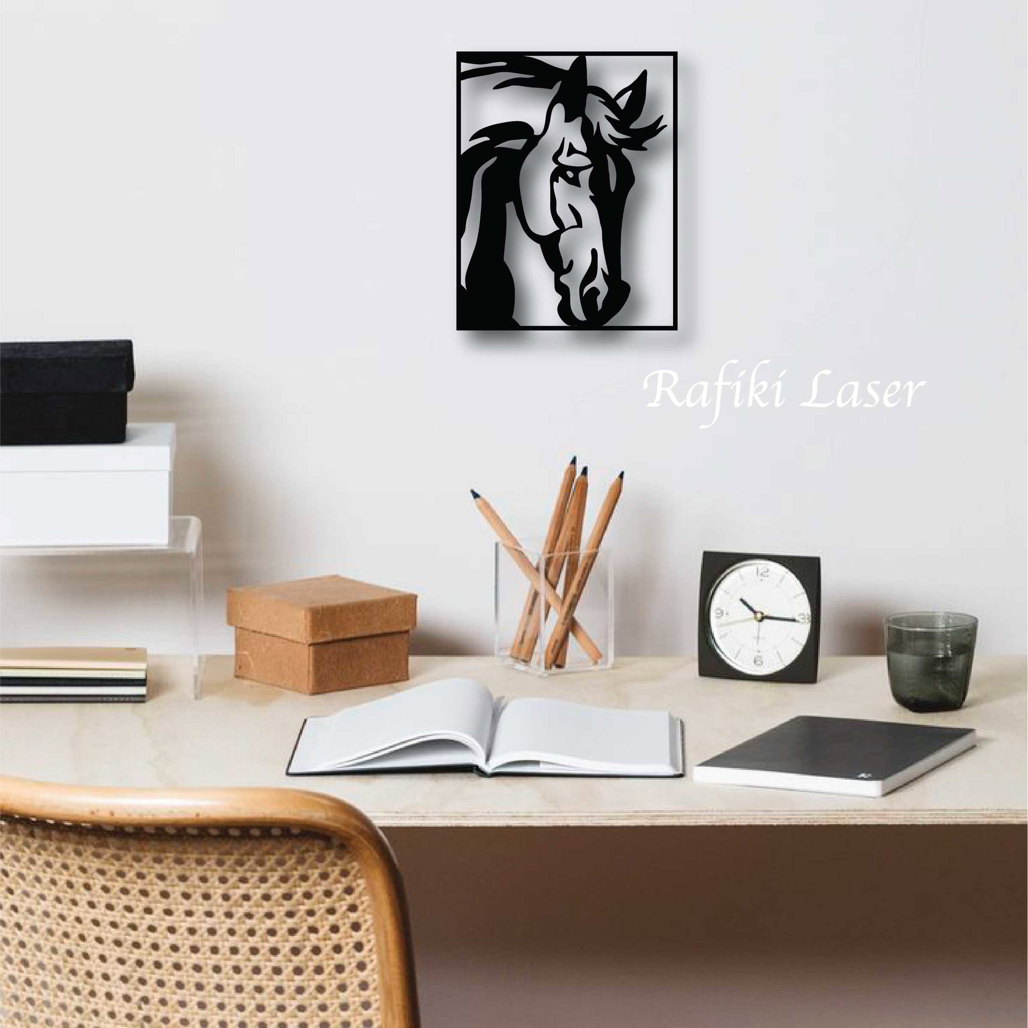 Horse Wall Panno Metal Wall Art Decor_0