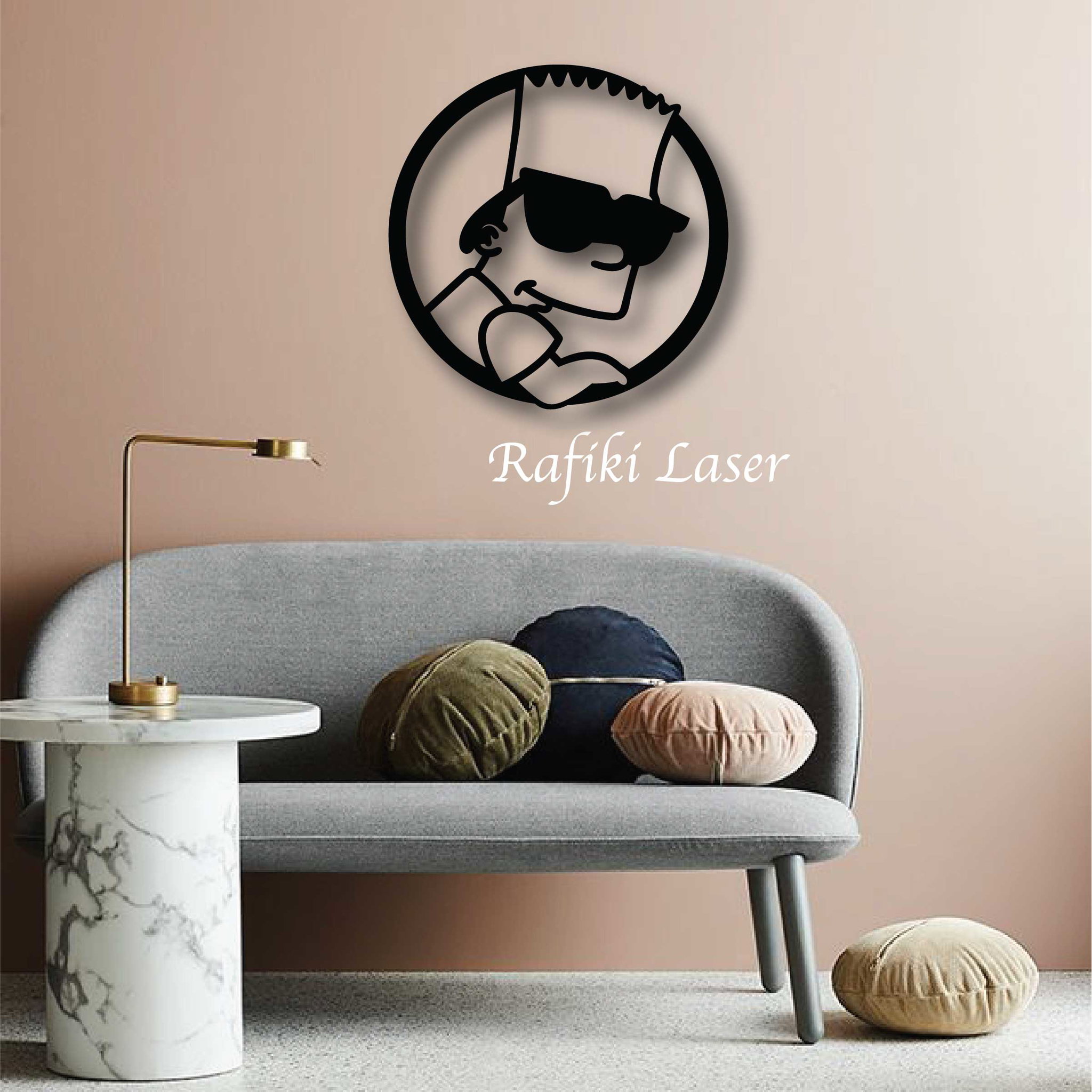 Bart Simpson Metal Wall Art Decor_0