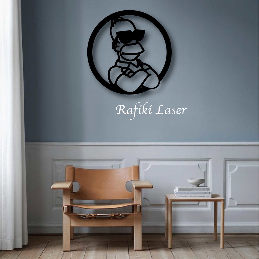 Homer Simpson Metal Wall Art Decor
