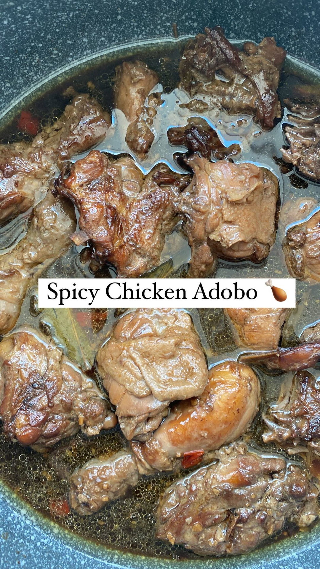 Mild Spicy Chicken Adobo 