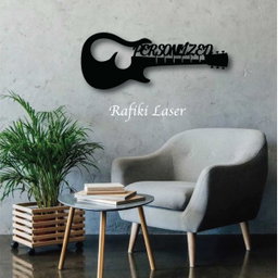 Personalized Guitar Metal Wall Art Decor