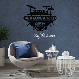 Personalized Drum Set Metal Wall Art Decor