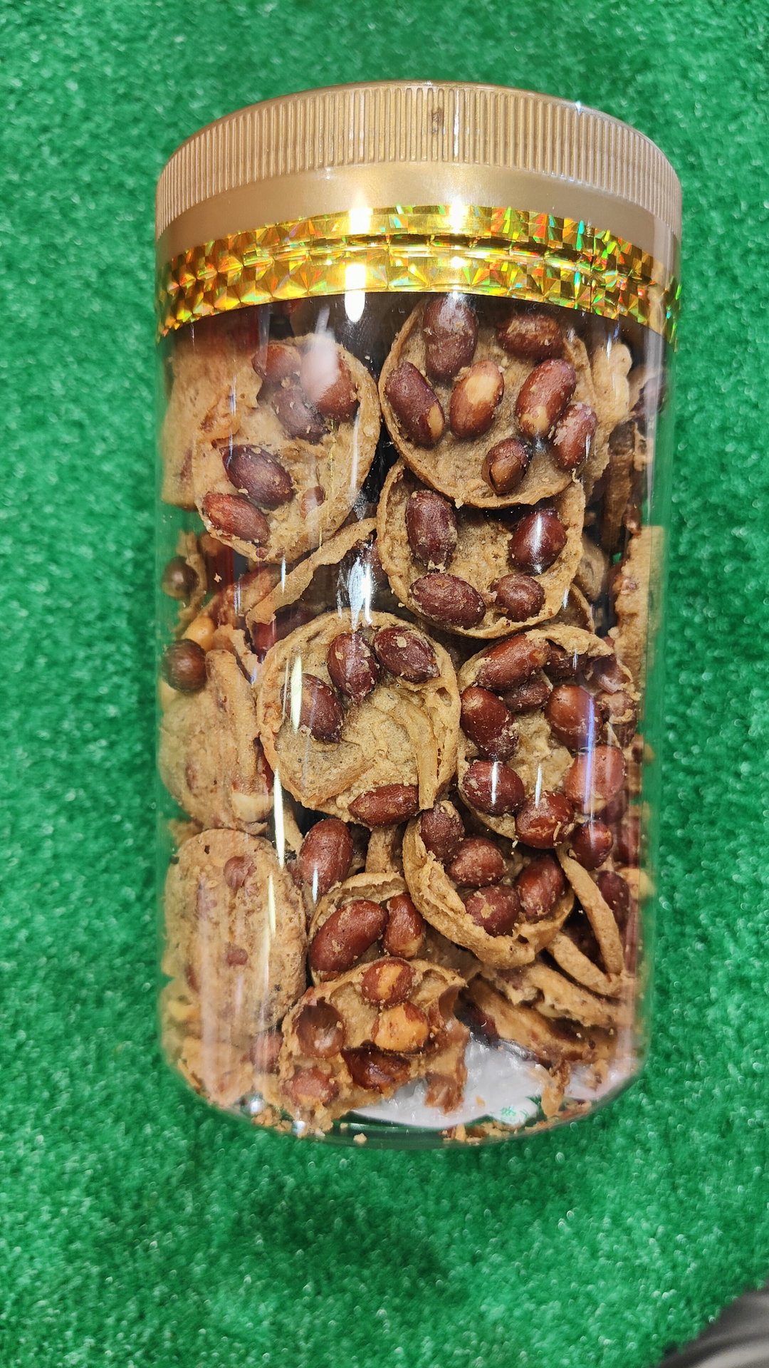 MINI PEANUT CRACKER WITH IKAN BILLIS 迷你江鱼仔花生脆片