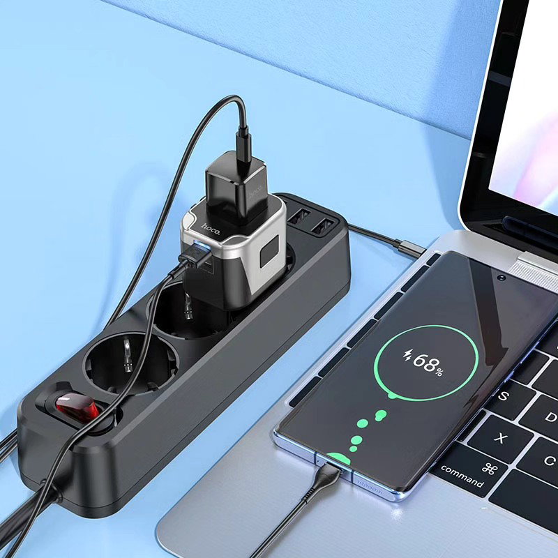 Wall charger “AC5 Level” with plug converter_1