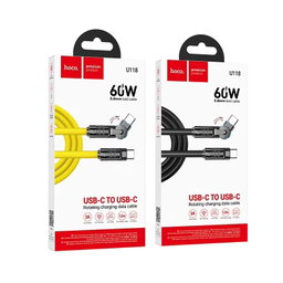 HOCO U118 3A 60W Type-C to Type-C Cable Fast Charging