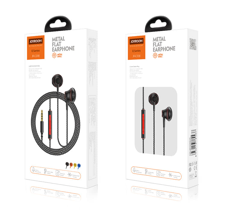Joyroom JR-E208 3.5mm in-ear wired hifi stereo bass metal earphone_2