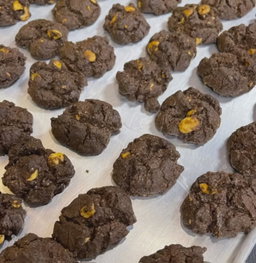 Eggless Double chocolate cookie! (4 flavour)