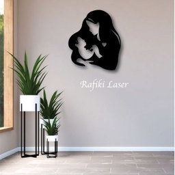 Motherhood Metal Wall Art Decor