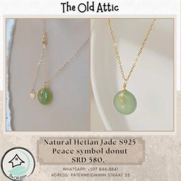 Natural Hetian Jade S925