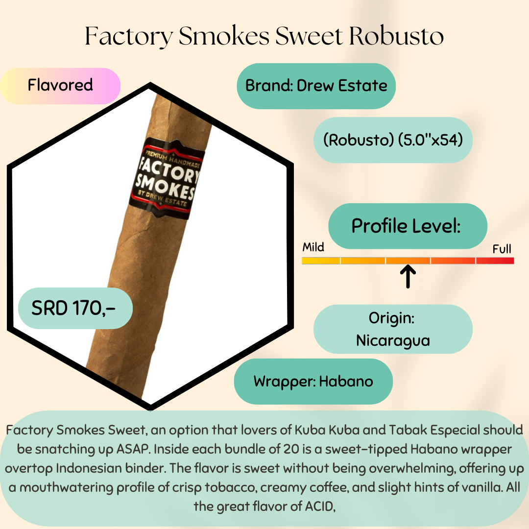 Drew Estate Factory Smokes Sweets _1