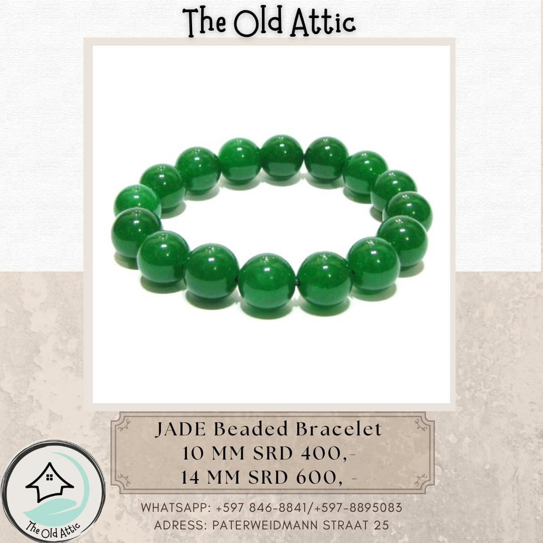 Jade Beaded Bracelet _0