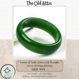 Natural Jade Emerald Bangle 