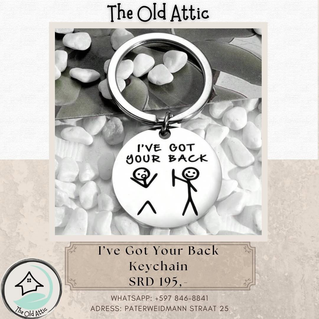 I’ve got your back keychain