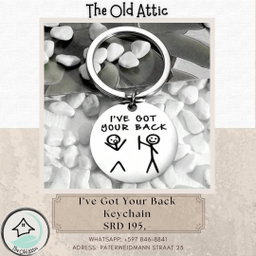 I’ve got your back keychain 