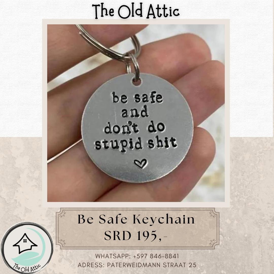 Be safe keychain