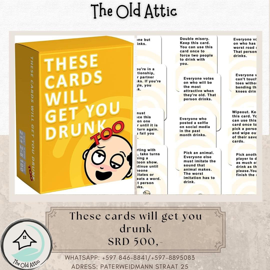 These cards will get you drunk