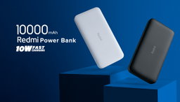 Xiaomi Redmi ‎PB100LZM Lithium Polymer 10000 Mah Fast Charging Slim Power Bank (White, 10W Fast Charging, Dual Ports)