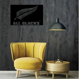 All Blacks Metal Wall Art Decor