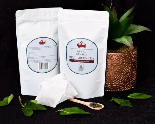 Mint Green Tea Bags