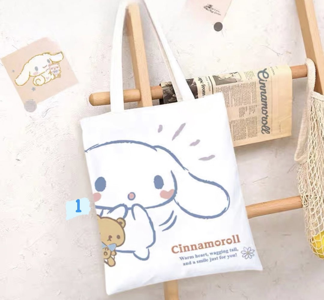 Cinnomoroll Tote Bags