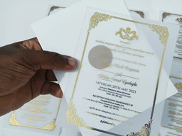 VELLUM INVITATION