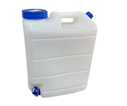 20lt white dispenser with tap rectangular