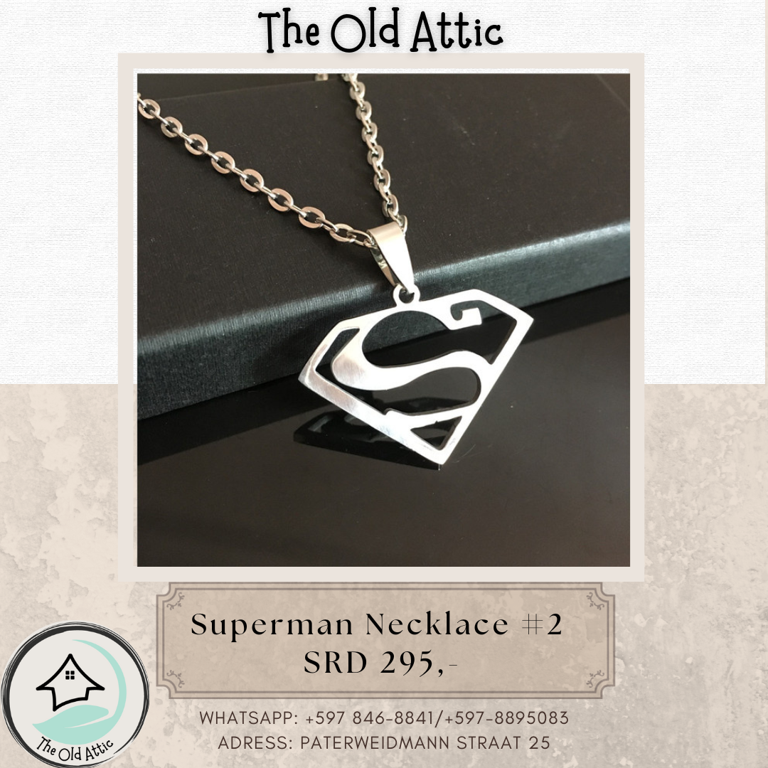 superman and batman necklace 