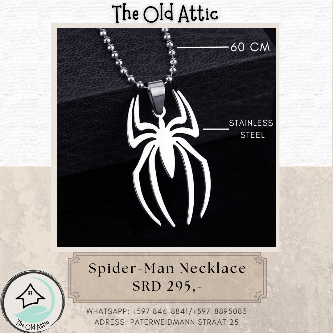 spiderman necklace 